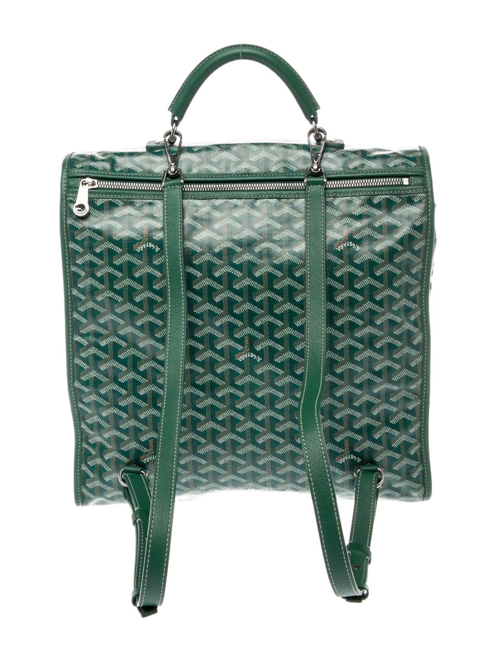 Goyard Saint Leger Green Backpack - Picture 4 of 6